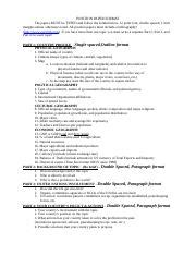 An outline format is a simple structure of a paper that people develop for their essays, covering alphanumeric, decimal, and full sentence forms. Position Paper Template and Guidance.dot - CLASSIFICATION MARKING UNITED STATES MARINE CORPS ...