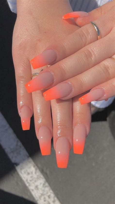 Pinterest: @NissaDaDon | Ombre acrylic nails, Coffin nails designs