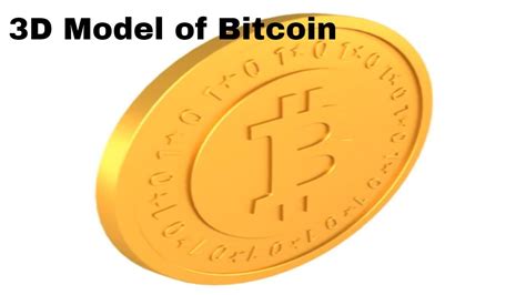 3d Model Of Bitcoin Review Youtube