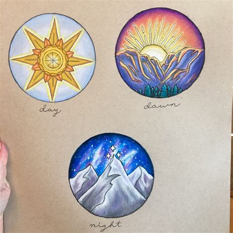 A court of mist and fury; Art By Crystal — ACOTAR court symbols that I redesigned ...