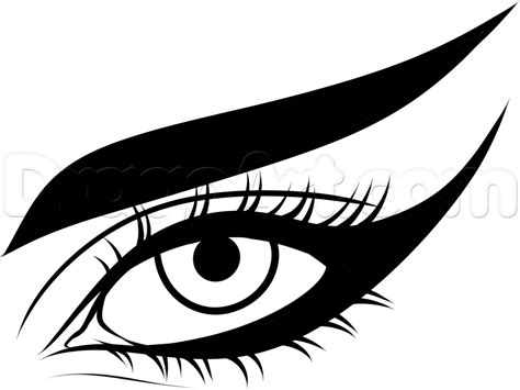 Eye Makeup Drawing Free Download On Clipartmag