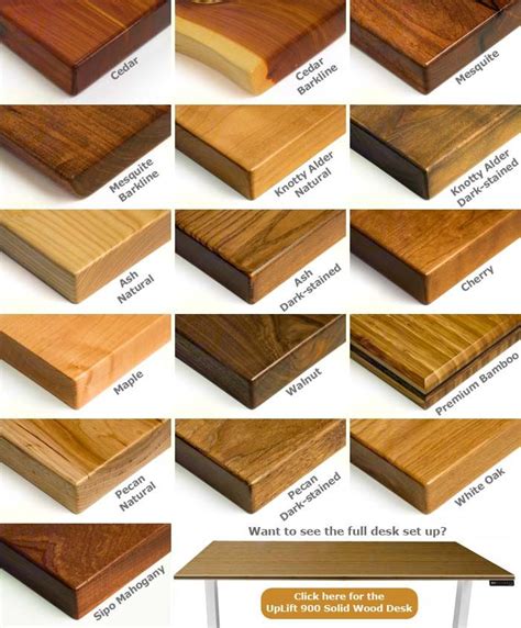Special Order Solid Wood Sample Kit By Uplift Desk Rental Only