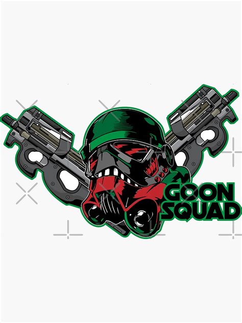 Goon Squad Trooper Sticker For Sale By Siixindustries Redbubble