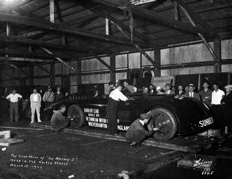 Sunbeam 1000hp World Land Speed Record Attempt At Daytona 1927 Artist