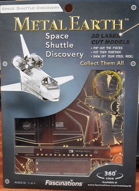 Metal Earth 3d Metal Model Kits Space Shuttle 4947 Mr Models