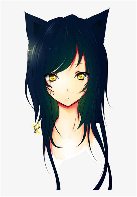 Draw Your Female Character Digitally In Cute Anime Cute Wolf Anime Girl Transparent Png