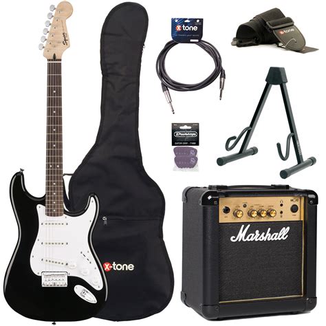 Pack Guitare Lectrique Squier Strat Bullet Ht Hss Marshall Mg G X