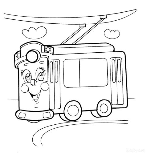 Trams Coloring Pages 🖌 To Print And Color
