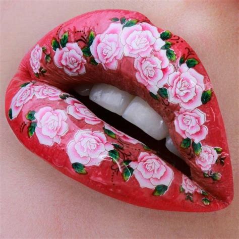 Tendance Beaut Lip Art Roses Lipstickswatches Lip Art Lip Art