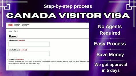 Canada Visitor Visa Form Filling 2023 New Ircc Portal Quick Results
