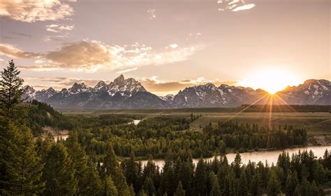 Sunset In Grand Teton National Park Wyoming Oc 4752 × 3168 R