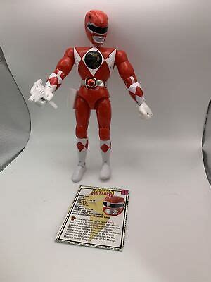 Mighty Morphin Power Rangers Red Ranger Jason Figure W Gun