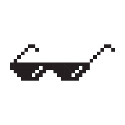 Sunglasses Pixel Style Vector Icon Style Glasses Sunglasses Vector