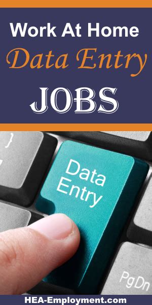 Data entry is one of those tasks, and others include proofreading, copy editing, web research, and surveys. Data entry #workfromhome jobs are available at HEA ...