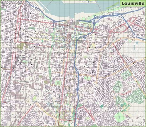 Louisville District Map