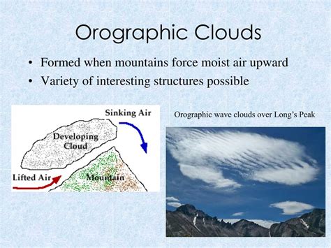 Ppt Distribution Of Liquid Water In Orographic Mixed Phase Clouds