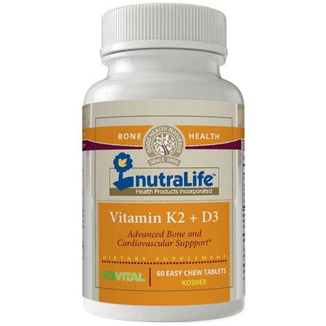 Sep 12, 2017 · isotonix vitamin d with k2 powder: NutraLife Vitamin K2 + D3 - 60 Tablets - eVitamins Singapore