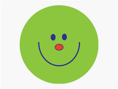 Green Smiley Face Circle Free Transparent Clipart Clipartkey