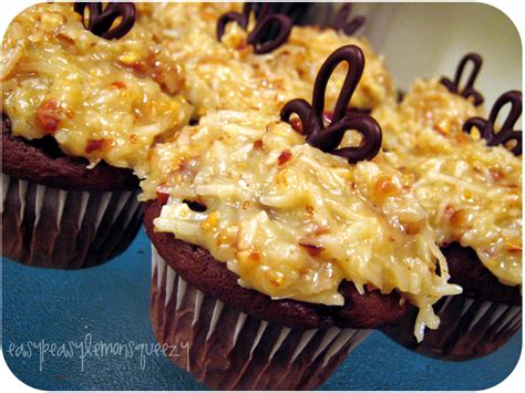 Cook over low heat, stirring constantly, until thick. Easy Peasy Lemon Squeezy: German Chocolate Cupcakes with ...