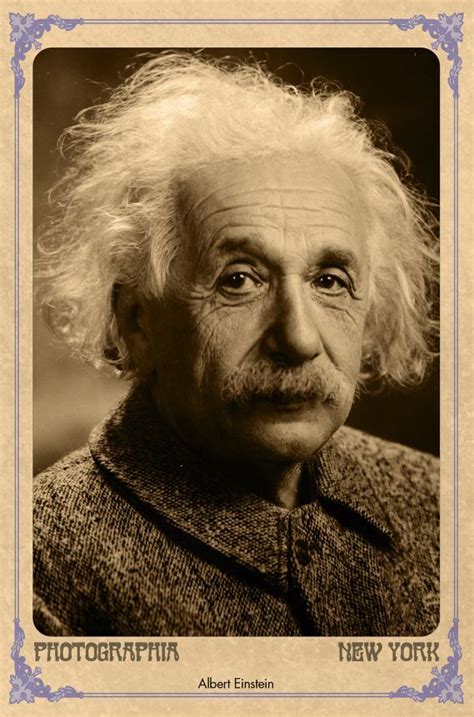 Genius Physicist Albert Einstein Vintage Photograph A Reprint Cabinet