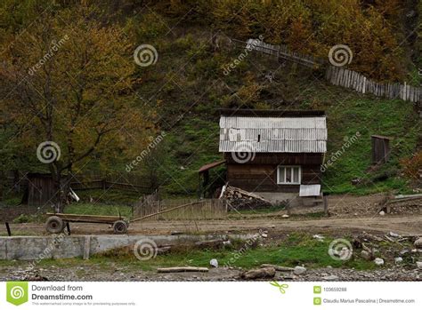 Rural Landscape Maramures Romania Stock Photo Image Of Horses Land