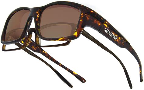 yamba dark tortoiseshell polarvue® amber a fitover sunglass specifically designed to fit