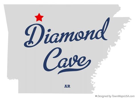 Map Of Diamond Cave Ar Arkansas