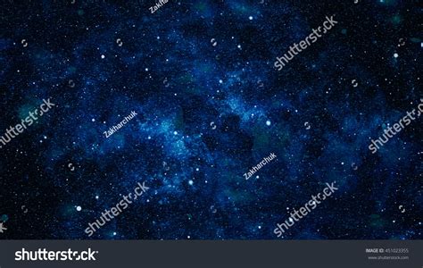 Blue Dark Night Sky Many Stars Stock Illustration 451023355 Shutterstock