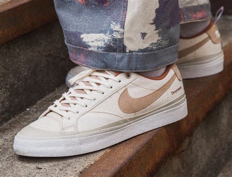 Nike Sb Blazer Low X Doyenne Toile Beige Dananas Dz3406 100