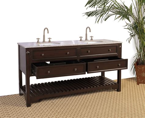 We have a large range of single sink bathroom vanity sets at our online store. 68-inch Double Vanity | Double Sink Vanity