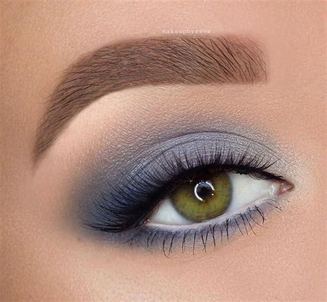 Blue Grey Smokey Eye Makeup Eyemakeuptutorial Beautiful Eye Makeup