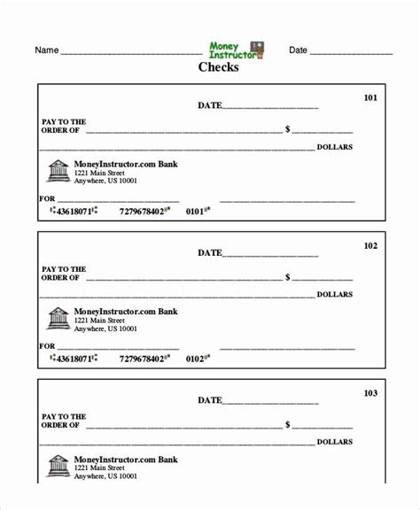Blank Check Templates For Excel New 27 Blank Check Template Download