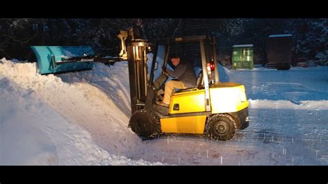 Turn Your Forklift Into The Ultimate Snow Plowing Machine Forklift