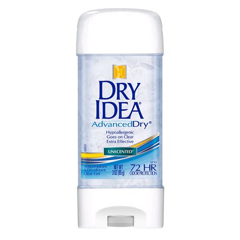 Dry Idea Antiperspirant Deodorant Gel, Unscented, 3 oz - Walmart.com