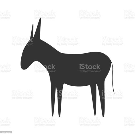 Black Donkey Icon Stock Illustration Download Image Now Donkey