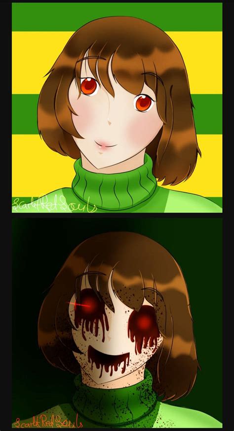 Chara Good And Evil Undertale