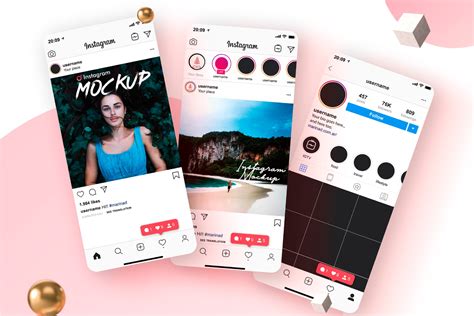 57 Free Instagram Mockup Psd Templates 2022 Graphic Cloud