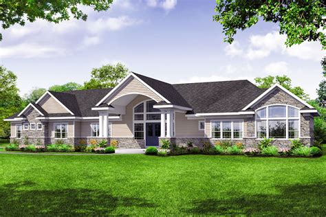 Single Story House Plans With Photos Ranch Duplex House Plans Are