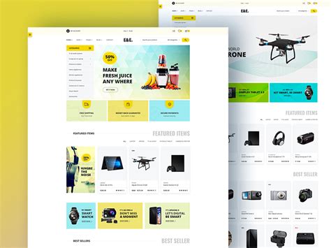 Hub Bootstrap 4 Ecommerce Template Free Download Printable Templates