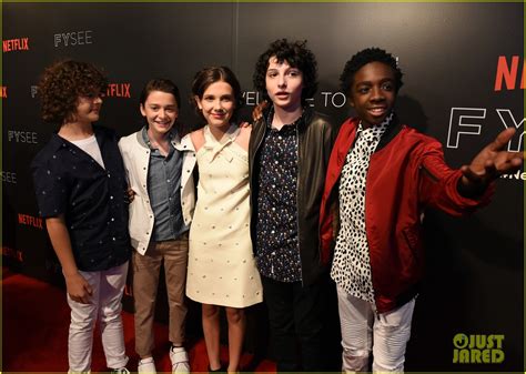 See more ideas about stranger things, stranger, cast stranger things. 'Stranger Things' Cast Promotes Season 2 in Beverly Hills: Photo 3910445 | Caleb McLaughlin ...