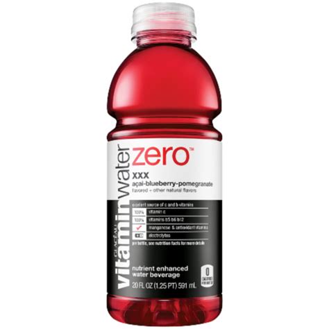 Glaceau Vitaminwater Zero Xxx Acai Blueberry Pomegranate 20 Fl Oz From Foodsco Instacart