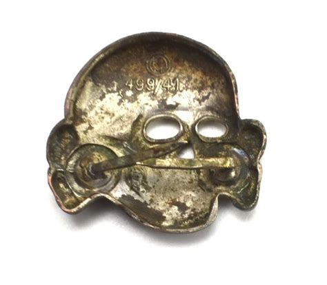 Imcs Militaria Ss Visor Cap Skull By Rzm 49941 Zimmermann