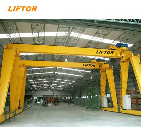 10t 50t 100t 120t Double Gantry Crane Grab Crane Rmg Track Mobile