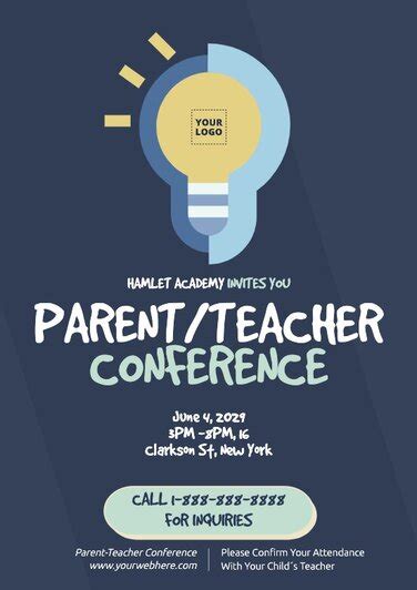 Free Printable Parent Teacher Conference Invitations

