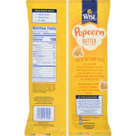 Wise Butter Popcorn 6 Oz Pick ‘n Save