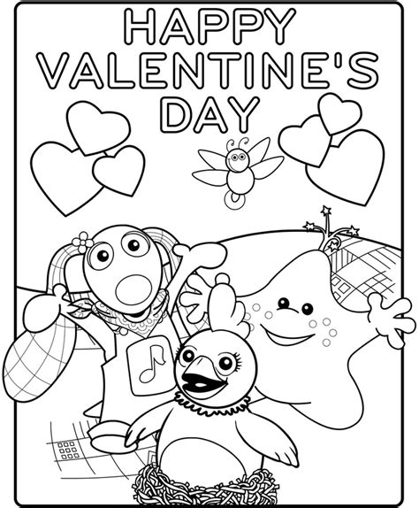 Coloring Page Printable Valentines Day Cards To Color