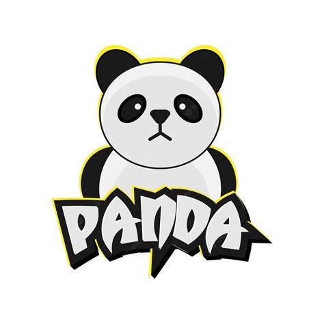 Mascota Linda De La Historieta De La Panda Ilustración Vectorial De