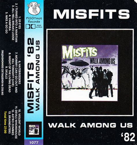 Misfits Walk Among Us Cassette Discogs