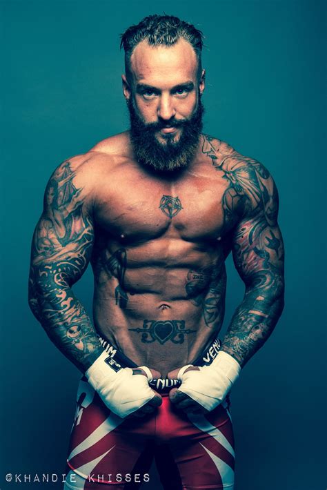 Mike Loco Mason Wrestler Beard Adorned Muscle Man Copyright