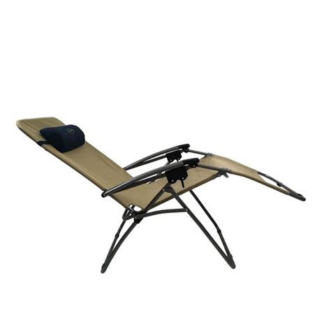 Kamp Rite Tan Zero Gravity Camping Lounge Chair Ac075 Rona